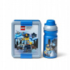 LEGO® svačinový set City modrý box + láhev