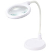 TOOLCRAFT TO-9176673 stolná lupa s LED osvetlením Zväčšenie: 1.75 x biela; TO-9176673