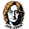 CUKROVÁ TLAČ jedlý obrázok na tortu Cukrová hmota JOHN LENNON THE BEATLES + MENO