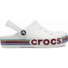 Topánky Crocs Klapky Bayaband Rainbow Glitter Clog Kids 33,5 j2 White