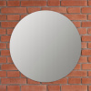 Okrúhle nástenné zrkadlo bez rámu 80cm