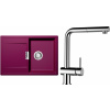 Set Schock S6-9 (dřez Mono D-100S Berry + baterie Epos.120 Chrom)