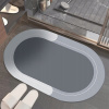 Kúpelňová predložka - Oválny kúpeľ Mat-006 super absorbentná rohož pre k (Kúpelňová predložka - Oválny kúpeľ Mat-006 super absorbentná rohož pre k)