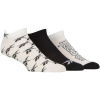 Reebok Sports Essentials Low Cut Pull Up Trainer Socks Wht/Blk/Wht 8.5-10
