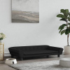 vidaXL Pelech pre psa, čierny 100x50x21 cm, zamat