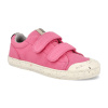 Barefoot dětské plátěnky Tip Toey Joey - Ramp Green Rosa Pink Eco Canvas růžové