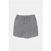 Detské šortky s ľanovou prímesou United Colors of Benetton 41DAG902X.P.Seasonal sivá 90