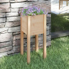 Kvetinový záhon VidaXL drevo 31 cm x 31