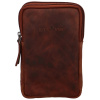 Pánska kožená taška cez rameno hnedá - Greenwood Hagar hnedá