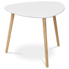 Nábytek PEGAS s.r.o. Konferenční stolek 55x55x45cm, mdf, bílá, AF-1134 WT