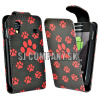 Kožený obal Samsung Galaxy Ace – Dog Paw Flip