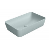 GSI NUBES COLOR SAND/NUBES keramické umývadlo na dosku 60x38cm, ghiaccio mat 903615