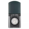 Emos P5508N black P5508N - Časovač - mechanická spínacia zásuvka vonkajšia IP44
