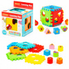 Edukačná hračka Kocka hračka na triedenie tvarov