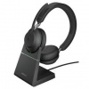 Headset Jabra Evolve2 65, USB-A, MS teams, Stereo, DeskStand (26599-999-989) čierny