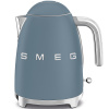 Smeg Rychlovarná kanvica 50's Retro Style, 1,7 l, matná modrá, storm blue KLF03SBMEU