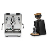 ECM Elektronika II Profi + Eureka Mignon Single Dose, Black & Oak