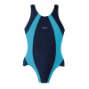 Detské plavky - Jeden -kniež BECO -NAVY MODRÉ, modrý outfit (Funkita Swimsuit Girls 152 cm / 10)