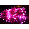 Vianočná LED reťaz ružová, ružová FLASH LED 3 x 4m (150 + 30 FLASH LED) (12 m = 180 LEDiek)
