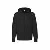 Mikina unisex Fruit of the Loom Lightweight hooded sweat - čierna, S