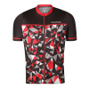 REPRESENT pánsky cyklistický dres čierna/červená XL