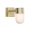 Markslöjd Menton nástenná lampa 1x18 W biela-mosadzná 106374