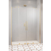 RADAWAY FURO GOLD DWD 150cm sprchové dvere do niky, profil zlatý, sklo číre, 10108413-09-0110111367-01-01