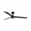 FARO Barcelona FARO 34298WT1S-LED Stmievateľný ventilátor RUDDER L 18W/230V CCT priemer 132 cm hnedá/čierna WT + DO 34298WT1S-D + záruka 3 roky zadarmo