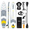 Paddleboard SUP REBEL ACTIVE RBA-4501WH so sedátkom, biely, 11'6