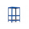 Policový regál Trestles RH 900x600x500, nosnosť 1050 kg, 3 police Farba: modrá, Typ police: drevená MDF 5,4 mm