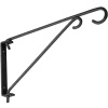Vešiak Strend Pro PB8021A, držiak na kvetináč, čierny, kovový, 24,5x13 cm, 50 cm reťaz