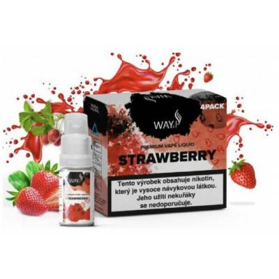 E-liquid Way To Vape Strawberry 4x10ml Obsah nikotinu: 3 mg