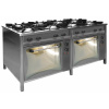 Plynový gastronomický sporák 8-hořákový se 2 elektrickými troubumi, 1700x700x850 mm, 48,3 kW | EGAZ, TGP-8740/2PKE-1