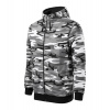 MALFINI® Mikina pánska Camo Zipper camouflage gray Veľkosť: M C193214