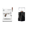 Ascaso Steel DUO PID PLUS, White&Wood + Eureka Mignon Perfetto, BL black