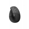 Logitech Lift Vertical Ergonomic Mouse - Graphite Vertikální myš, optická, 6 tlačítek, bezdrátová, Bluetooth (910-006473)