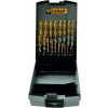 Fanar vrták DRILL SET NWKA FI 1,00-10,00MM 24PC CZW-24 HSSE TIN INOX