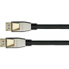 PYTHON DisplayPort 2.0 kábel Nylongeflecht čierny 0,5m