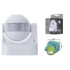PIR senzor (pohybové čidlo) IP44 1200W, biely