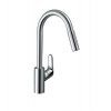 Hansgrohe Focus M41 - Drezová batéria Focus s výsuvnou spŕškou, sBox, EcoSmart, chróm 73895000