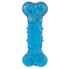 Dog Fantasy Strong kosť s vôňou slaniny modrá 12,5cm