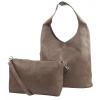 JGL (JUST GLAMOUR) JGL Přírodně hnědý dámský kabelkový dvouset kabelka přes rameno a crossbody