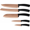 Berlingerhaus Sada nožov s nepriľnavým povrchom 5 ks Black Rose Collection