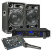 Max 12 DJ Set reproboxov so zosilňovačom a mixpultom 1400W