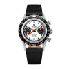Nivada Grenchen Chronomaster Paul Newman - Inter. Bezel - Manual - Black Leather + 5 rokov záruka a darček ZADARMO