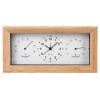 Nástěnné-stolní hodiny s teploměrem a vlhkoměrem 5925WH Karlsson 26cm
