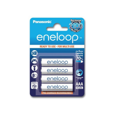 Akumulátor Ni-MH AAA PANASONIC ENELOOP 750 mAh 4ks