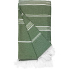 The One | Recycled Hamam Towel, Hamam uterák, zelená olive, onesize