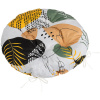 BELLATEX Adela Sedák 62/232 okrúhly prešívaný priem. 40 cm okruhliaky béžové