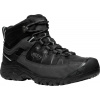 Keen Targhee III Mid WP M triple black pánské nepromokavé kožené trekové boty - 44 a 1/2 EUR